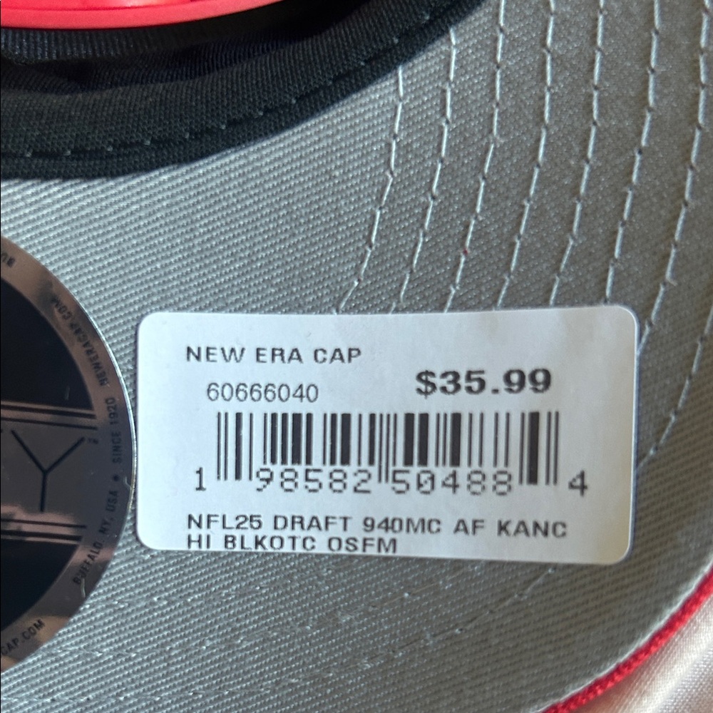 New Era Kansas City Chiefs Cap‎ - Black and Red - Picture 9 of 11